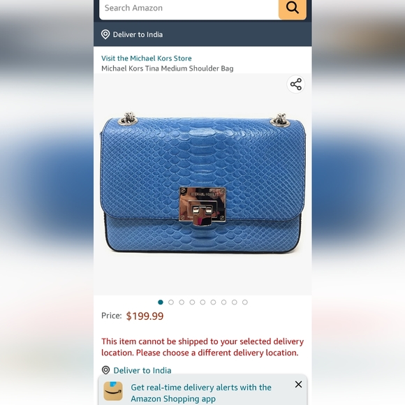 Authentic Michael Kors Tina Medium Shoulder Bag in Fuchsia - Picture 16 of 16